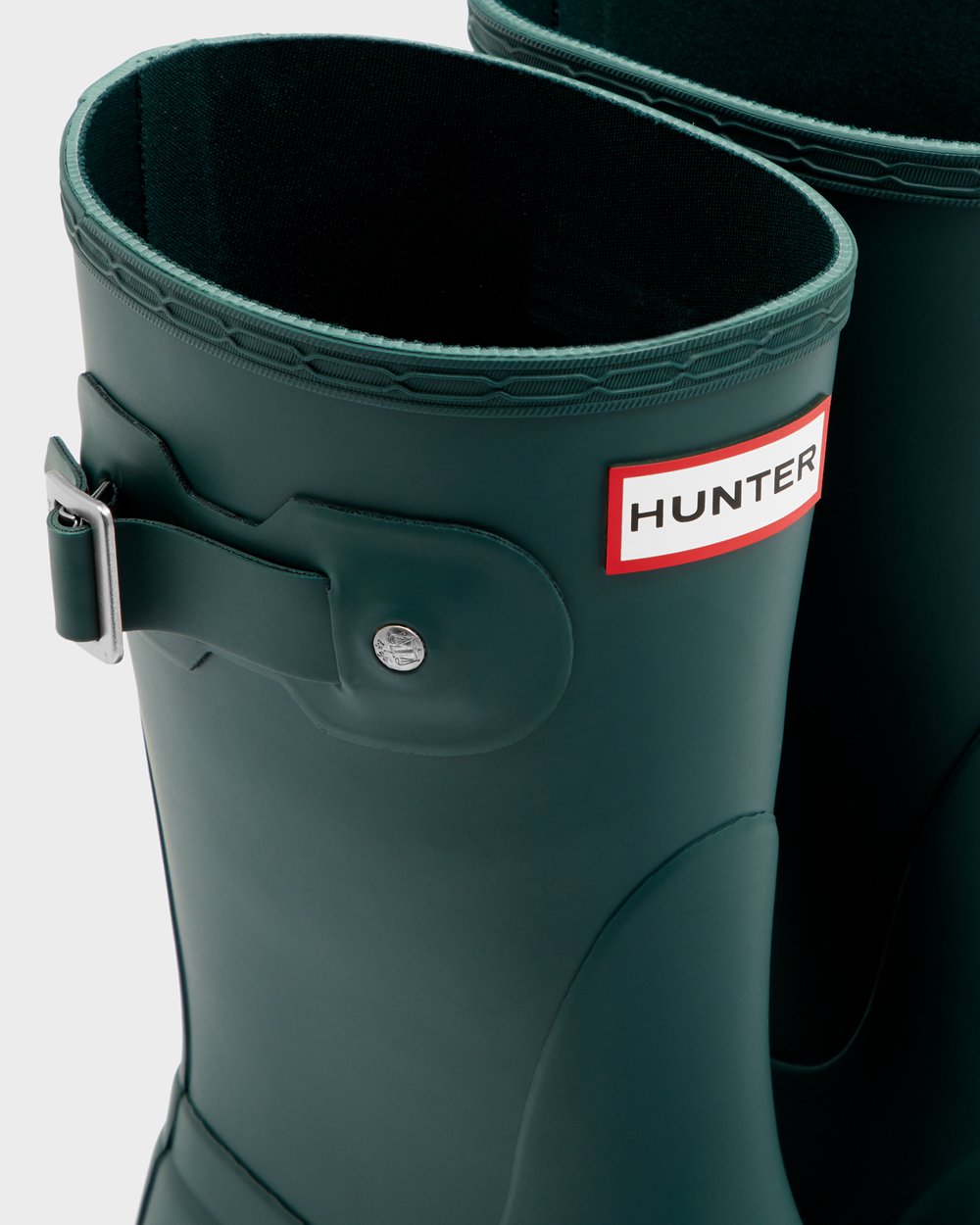 Women Hunter Original | Short Rain Boots Green | NZ-1479-ILWT